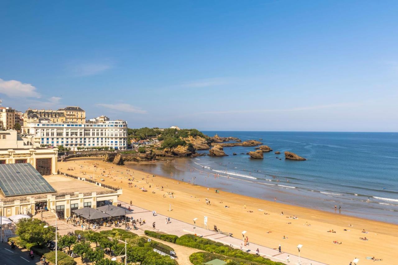 Nouvelle Vague Modern Ocean View Studio W Balcony - Swimming Pool Biarritz Exterior photo