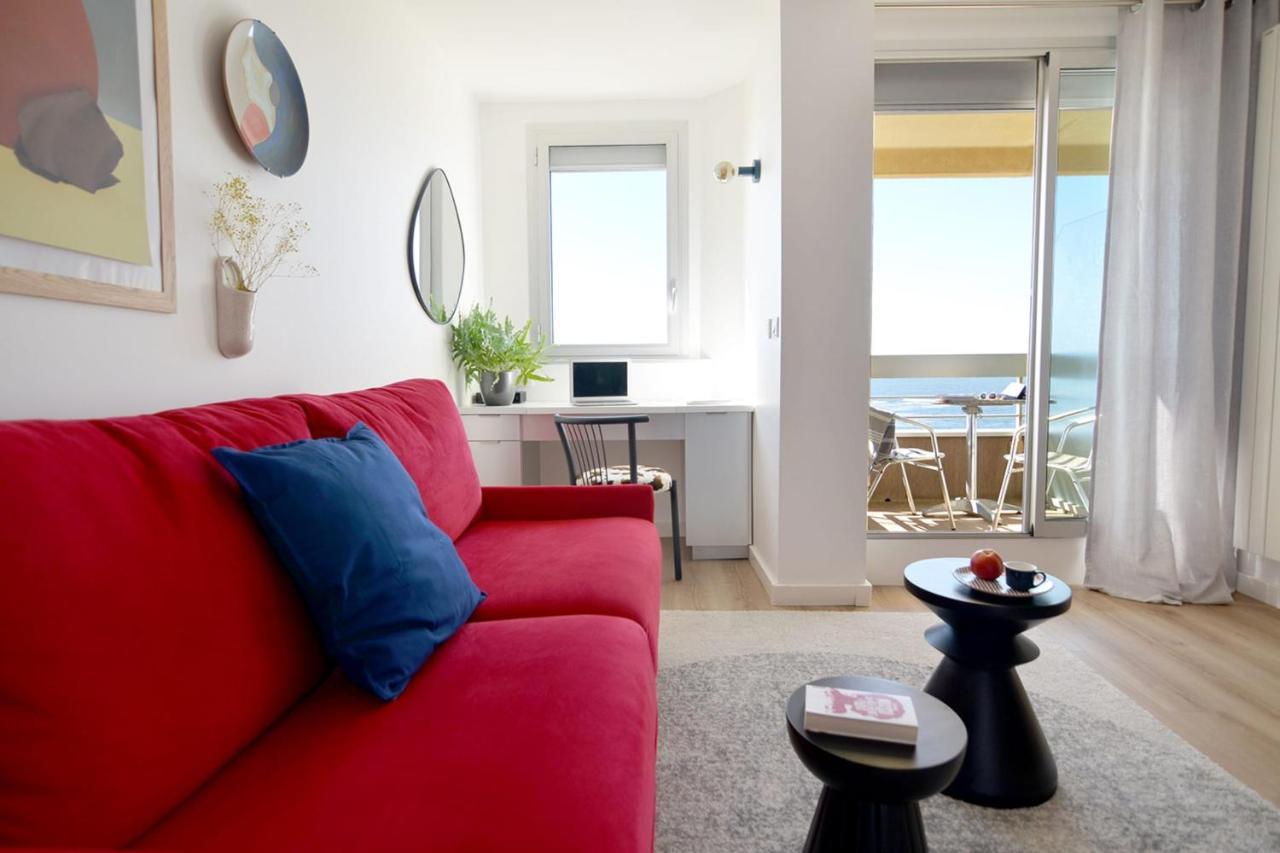 Nouvelle Vague Modern Ocean View Studio W Balcony - Swimming Pool Biarritz Exterior photo